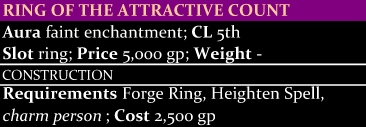 Ring of the Attractive Count